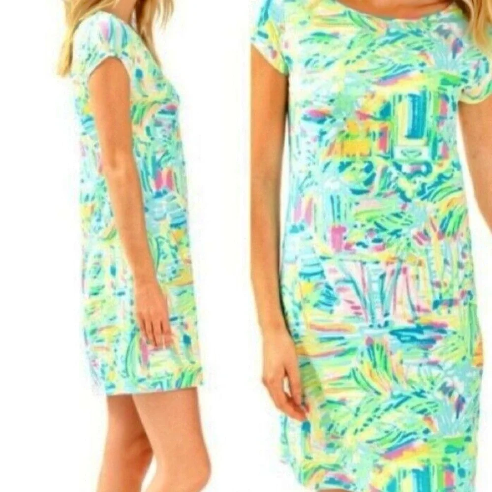 LILLY PULITZER Marlowe Dress NWT Size Large Sea Salt Sun NWT - Picture 2 of 9